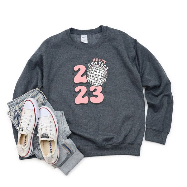 2023 Disco Ball Graphic Sweatshirt